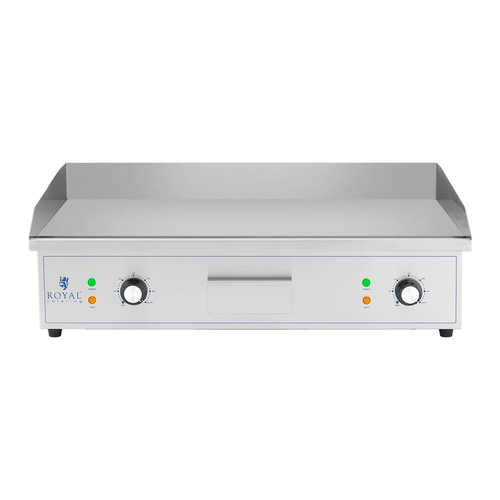 Piastra elettrica professionale - 727 x 420 mm - Superficie liscia - 4.400 watt 14_0004058