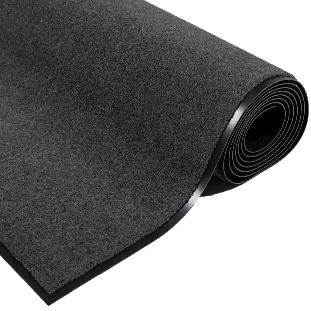 Tappetino Antracite 60 x 40 x 1.2 cm Tessuto Teddy