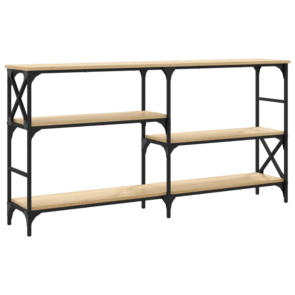 Tavolo Consolle | Tavolo d'Ingresso Rovere Sonoma 150x29x76,5 cm Legno Multistrato
