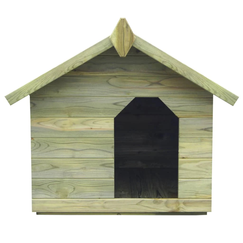 Cuccia da giardino con tetto apribile 85 x 103 x 77 cm in legno di pino impregnato 02_0001530