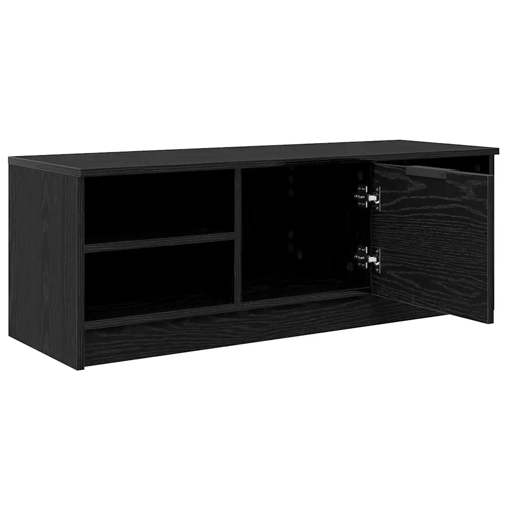 Mobile TV-Credenza per TV-Console TV Rovere Nero 102 x 35 x 36,5 cm Legno multistrato 955538