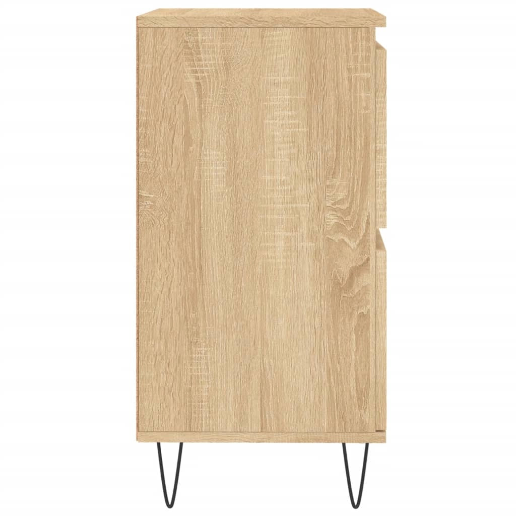 Buffet credenza cassettiera armadio mobile contenitore organizer per cucina soggiorno salotti 3 pezzi legno ingegnerizzato Sonoma marrone 02_0037112