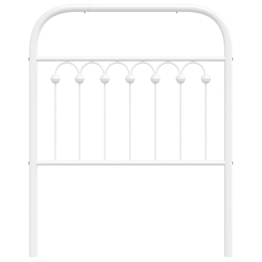Testiera di Ricambio in Metallo Bianco 75 cm 376675