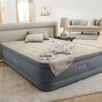 64926ND - Materasso Elevated Premiere Matrimoniale Con Tecnologia Fiber Tech, Nuova Pompa Elettrica Incorporata Con Pannello Dati E Porta Usb Cm 152X203X46