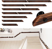 Braccio di sostegno per giardino 200 cm con 2 supporti, varie anelli a palla