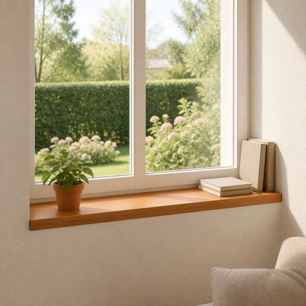 Soglie per finestre 2 pz Marrone 90 x 30 x 2 cm 42049994