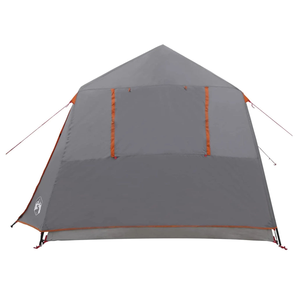 Tenda a tunnel Grigio e arancione 275 x 240 x 200 cm 42017432