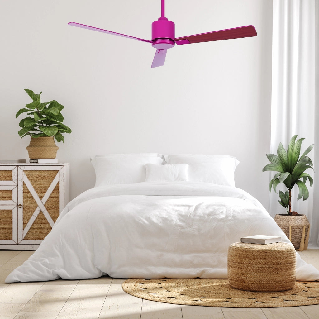 Vam Ventilatore da soffitto a risparmio energetico FACTORY Wi-Fi nero 107 cm telecomando 6 velocità