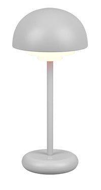 Lampada da Tavolo da Esterno a LED in Plastica Grigio intenso