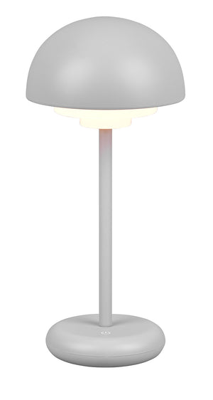 Lampada da Tavolo da Esterno a LED in Plastica Grigio intenso