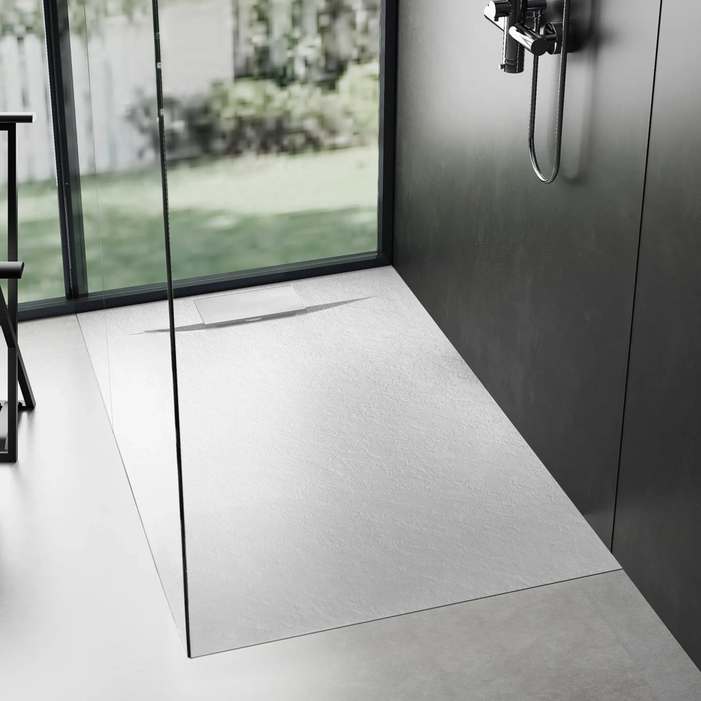 Piatto Doccia Bazalt White 80x120