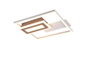 Lampada da soffitto LED 22W geometrica grigia SPIRO RL