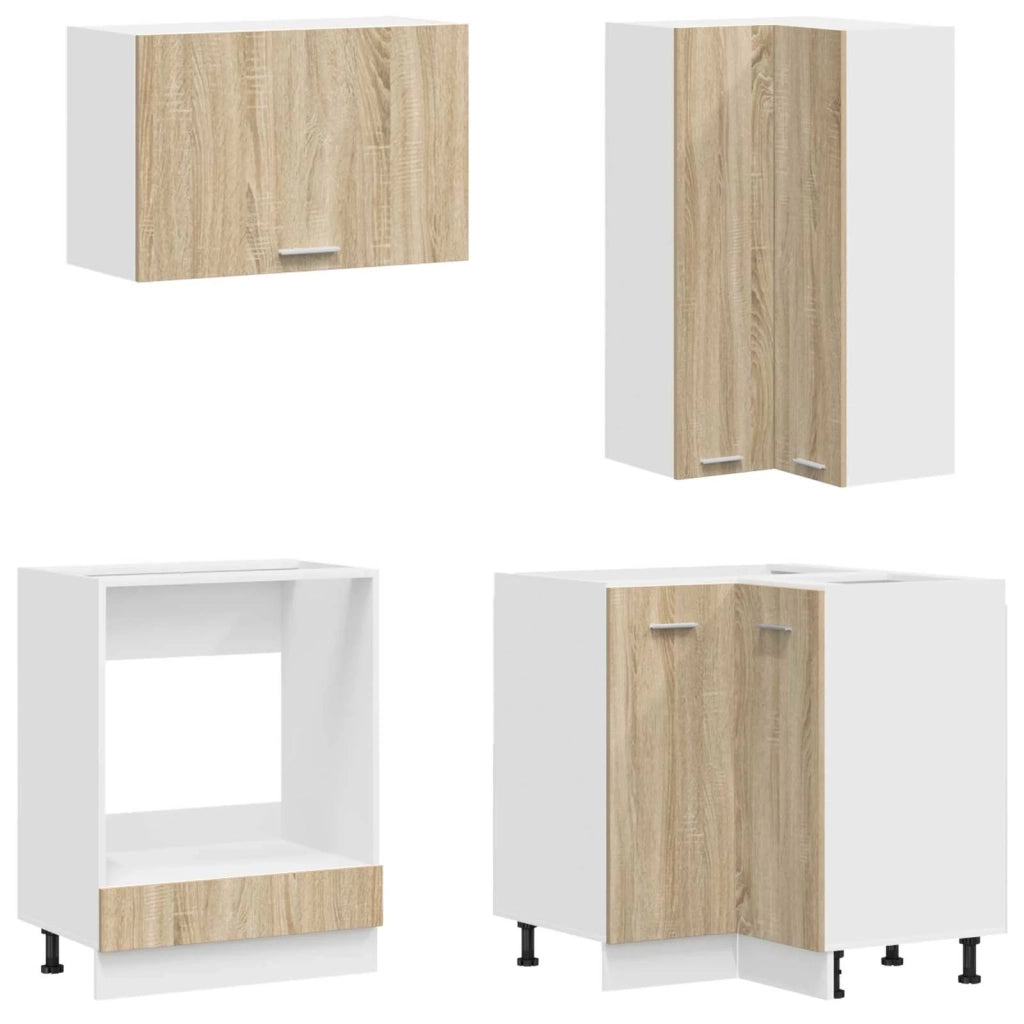 Unità Cucina LYON 8 pz Rovere Sonoma Legno ingegnerizzato 3438509