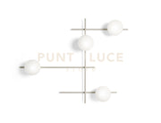 MIKADO LAMPADA DA PARETE O SOFFITTO 4 LUCI CIPRIA E BIANCO OPACO ATTACCO G9