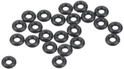 100 pezzi di gomma nitrile O-ring 3,8mm AD 1,8mm ID 1mm di diametro per rubinetti, lavori di serratura e riparazione auto, nero