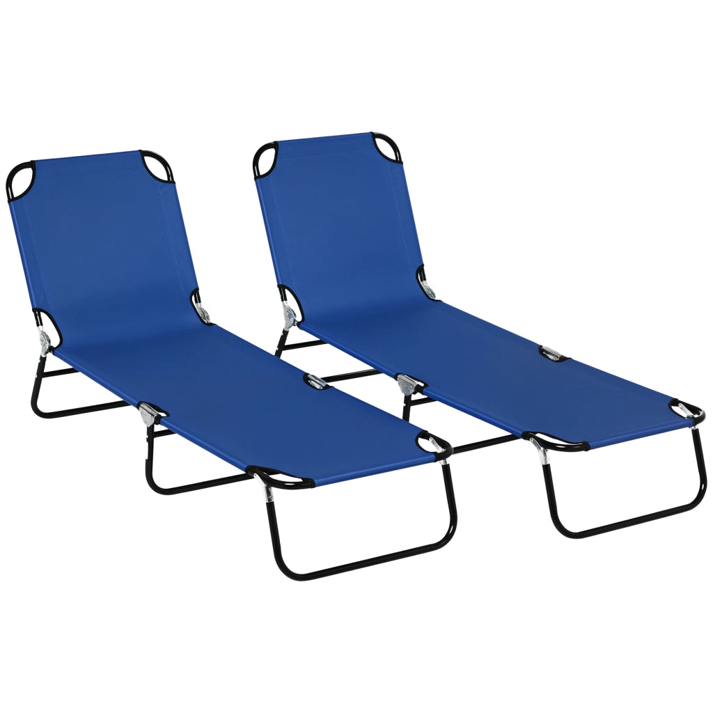 Set Lettini Sole Pieghevoli 2 Pezzi ¨C zephmum ¨C Grigio