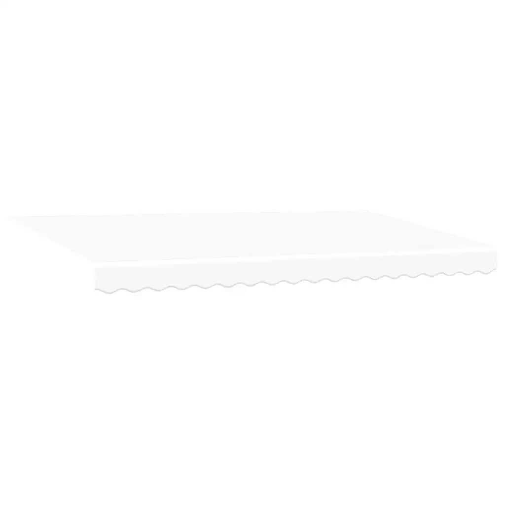 Tenda Retrattile Bianco 400 x 200 cm Tessuto 3329867