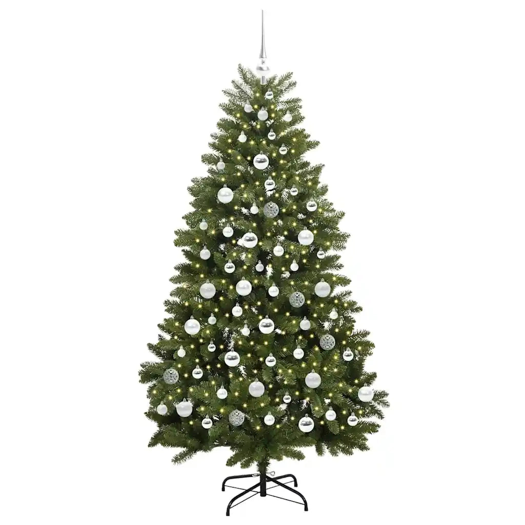 Albero di Natale artificiale Verde 180 cm PVC e Metallo 3395690