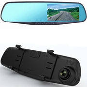 Trade Shop - Auto Rearview Specchietto Dvr Telecamera Full Hd 1080p 2.3 "lcd Per Retrocamera -