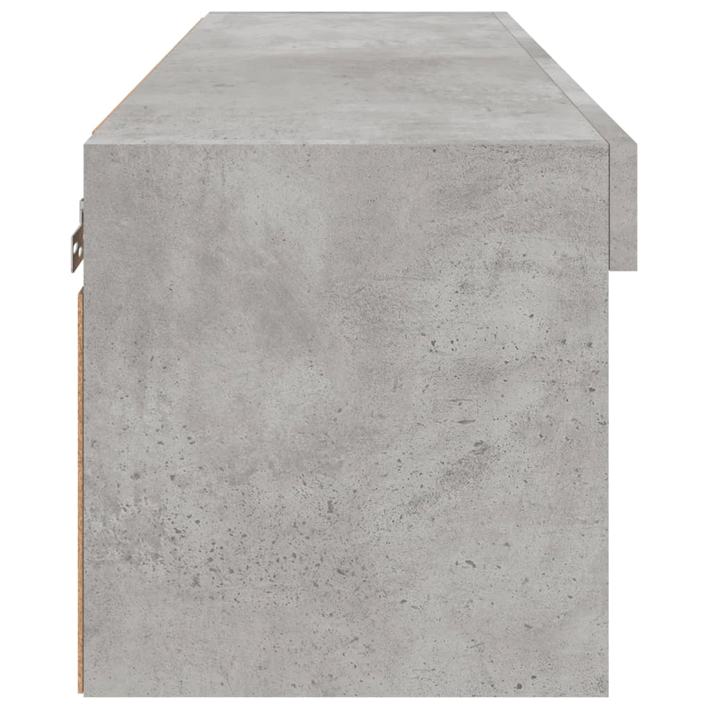 Mobile TV multimediale mensola TV credenza mobile TV per sala da pranzo soggiorno camera da letto con luci LED 80 x 30 x 30 cm grigio 02_0026615