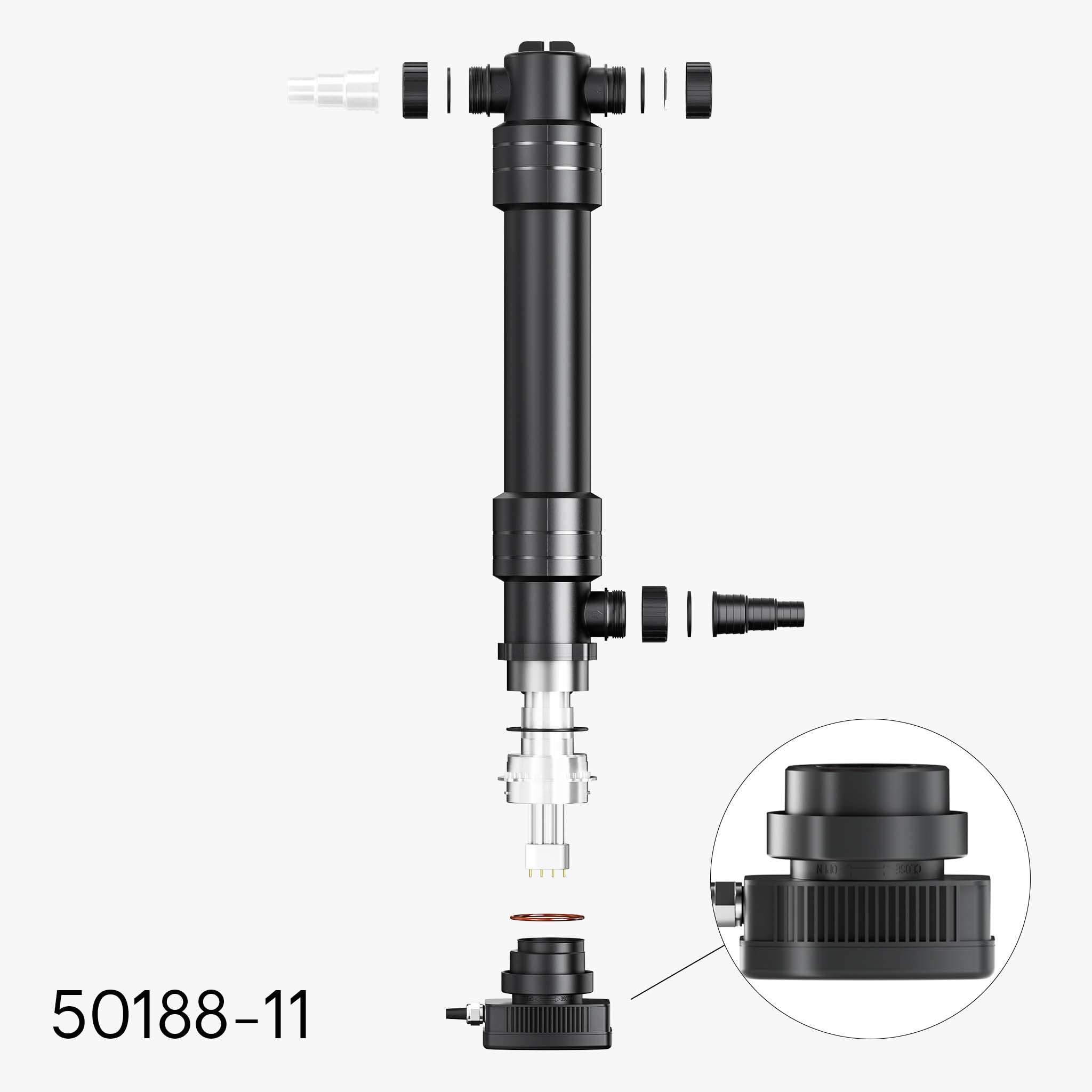 Ricambio per Chiarificatore per laghetto UVC CUV-636 Trasformatore Set di collegamento