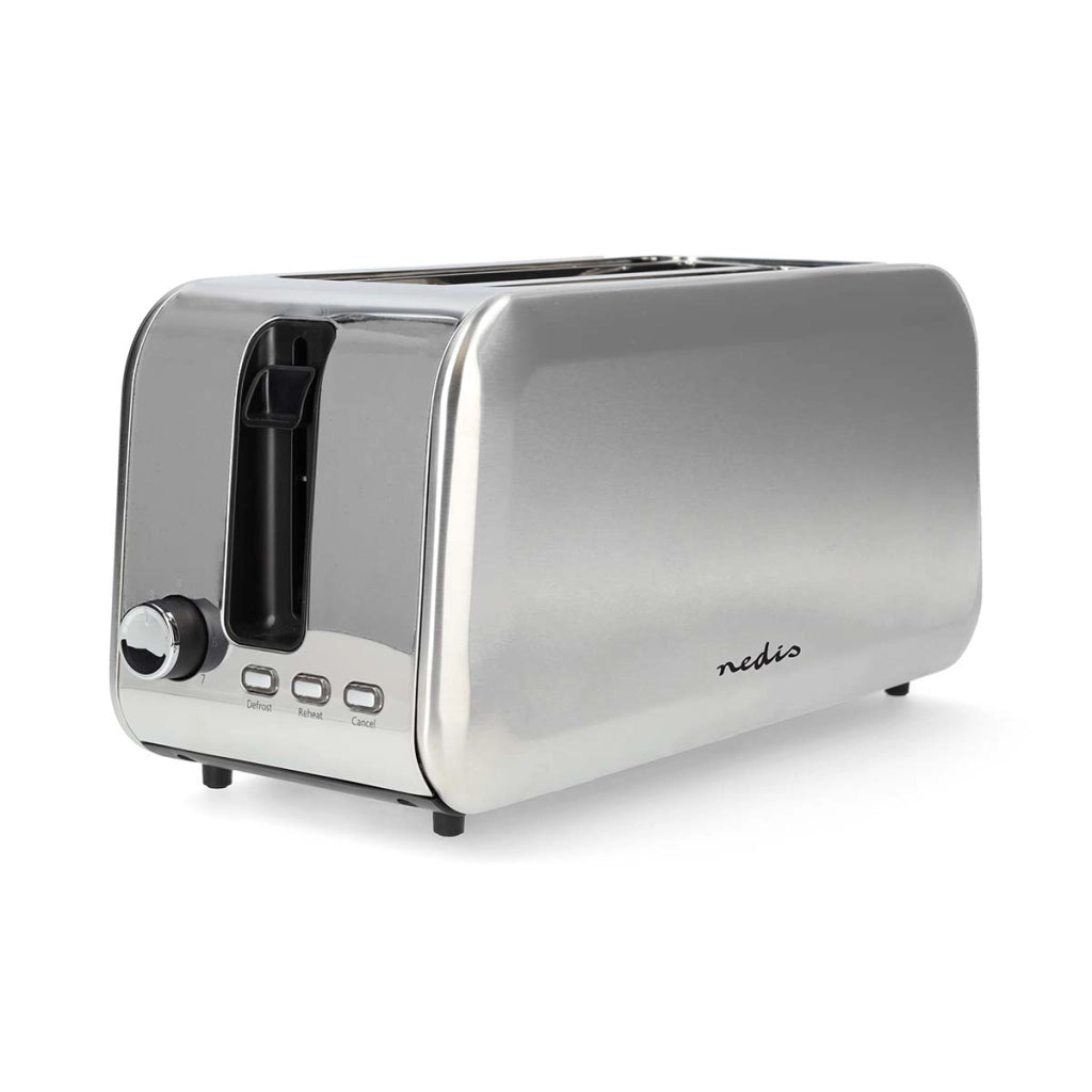 Tostapane con 7 livelli di tostatura 1450W Argento Nedis
