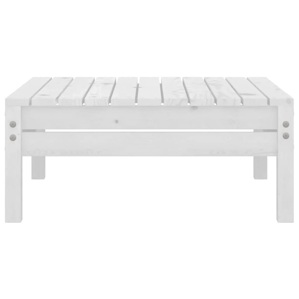 Set di mobili da giardino mobili da esterno 7 pezzi bianco legno di pino massiccio 02_0017348