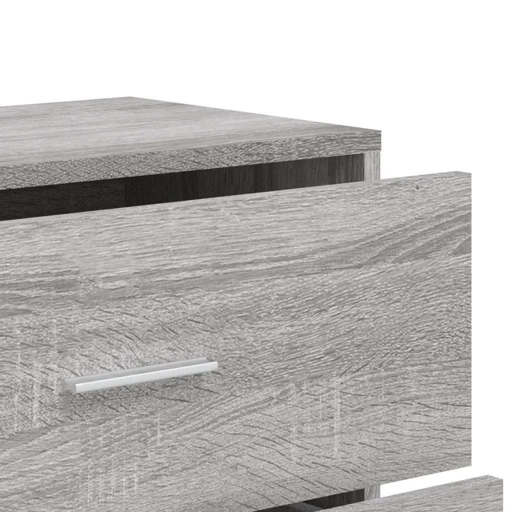 Credenze 3 pz | Madia | Buffet da pranzo | Armadio da pranzo Grigio Sonoma 60x31x84 cm in Legno Multistrato