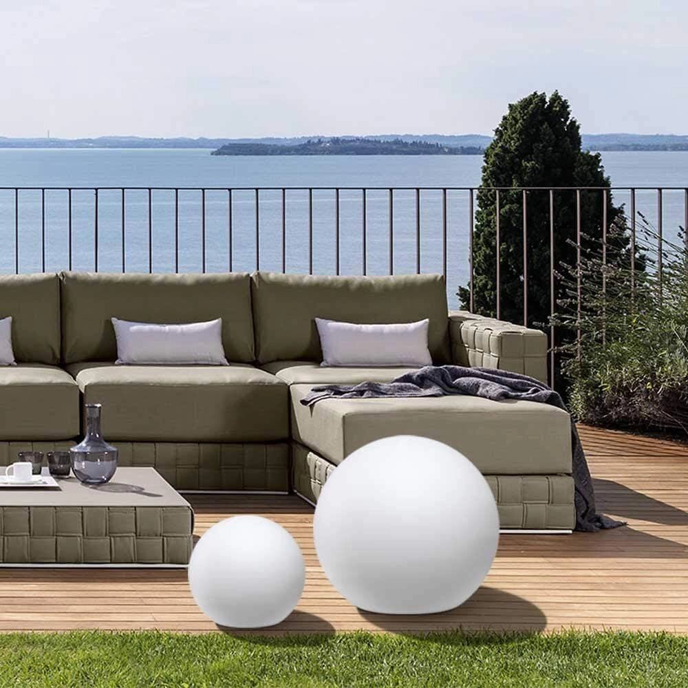 Lampada sfera luminosa 50cm per esterno IP65 da giardino luce a palla con attacco lampadine LED E27