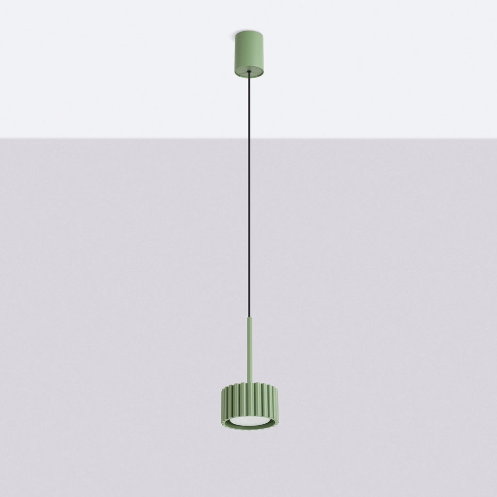 Lampada a sospensione AURA 1 salvia Gx53