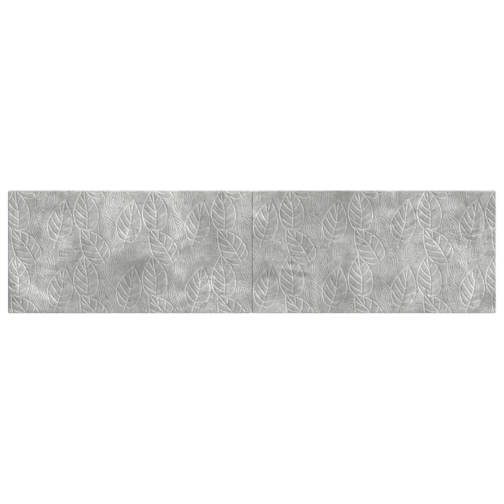 Testiera da Muro DELFT Grigio Cemento Legno ingegnerizzato 897148