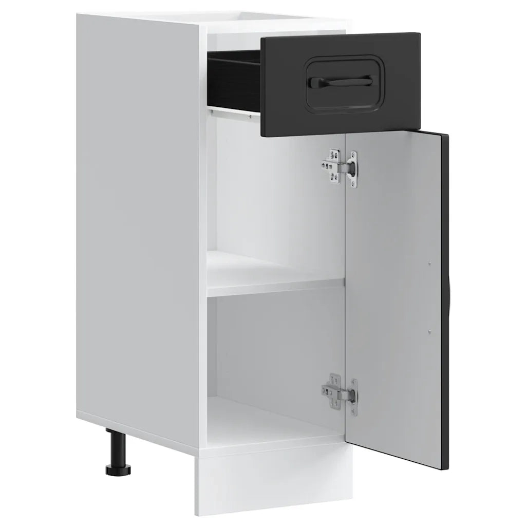 Base da Cucina Kalmar Nero in Legno Multistrato
