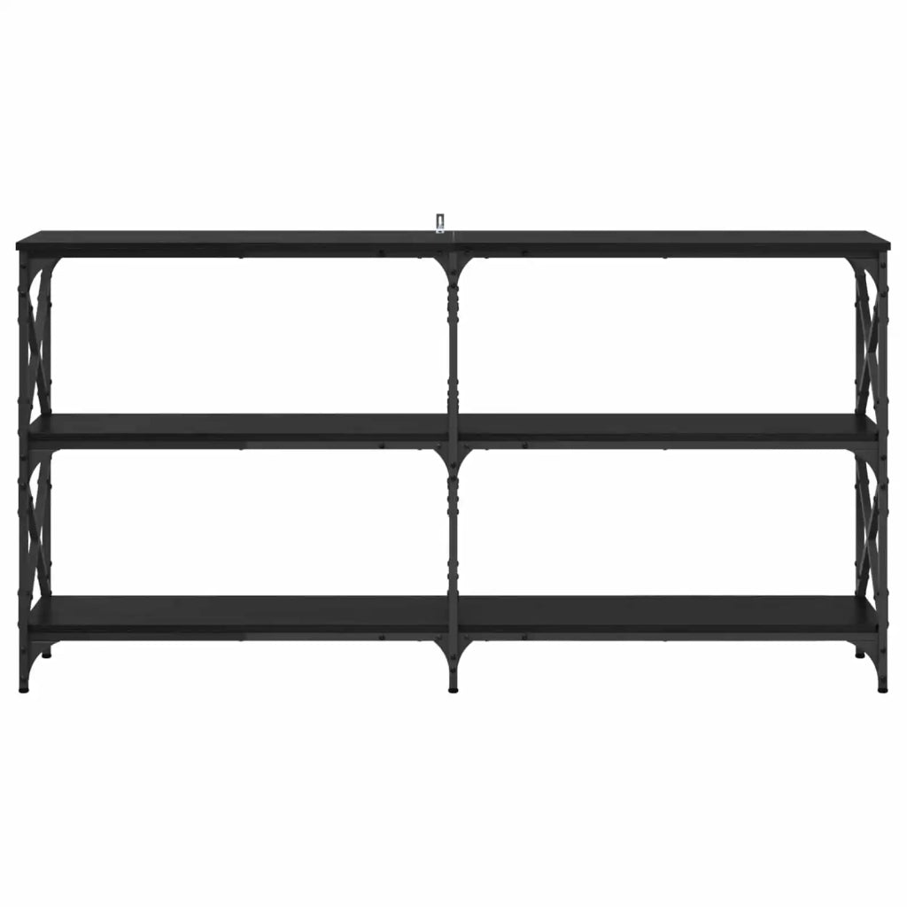 Tavolo consolle Rovere Nero 156 x 28 x 80,5 cm