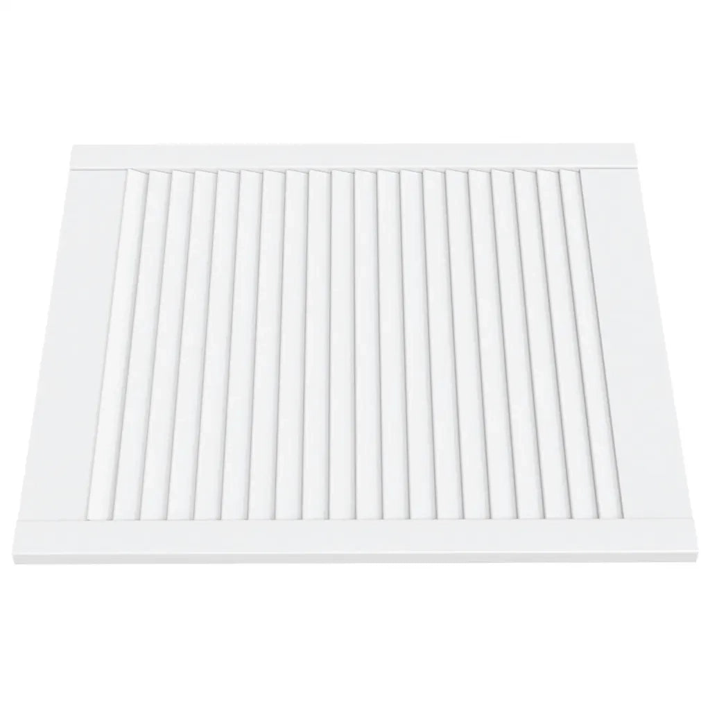 Anta a Lamelle Bianca 69x59,4 cm in Legno di Pino 151166