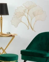 Pannello In Ferro Glam Leaf Cm 79X5X68
