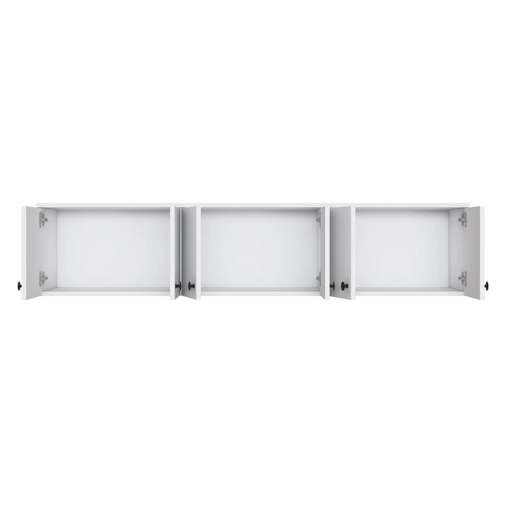 Jelsi, Mobile Pensile 6 Ante, 180x44h cm Bianco