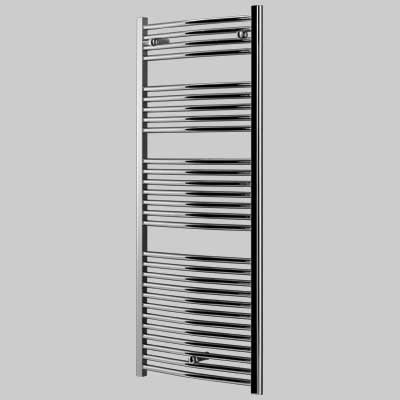 TERMOARREDO SCALDA SALVIETTE MOD. SAN REMO CROMATO CURVO  H 1703 L 600     LAZZARINI