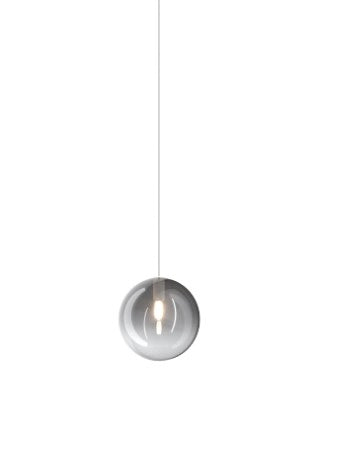 SOSPENSIONE OTTONE SAT. 8 LUCI TONDA VETRI 4X FU + 4X BR 1184OS-S8 T-FB