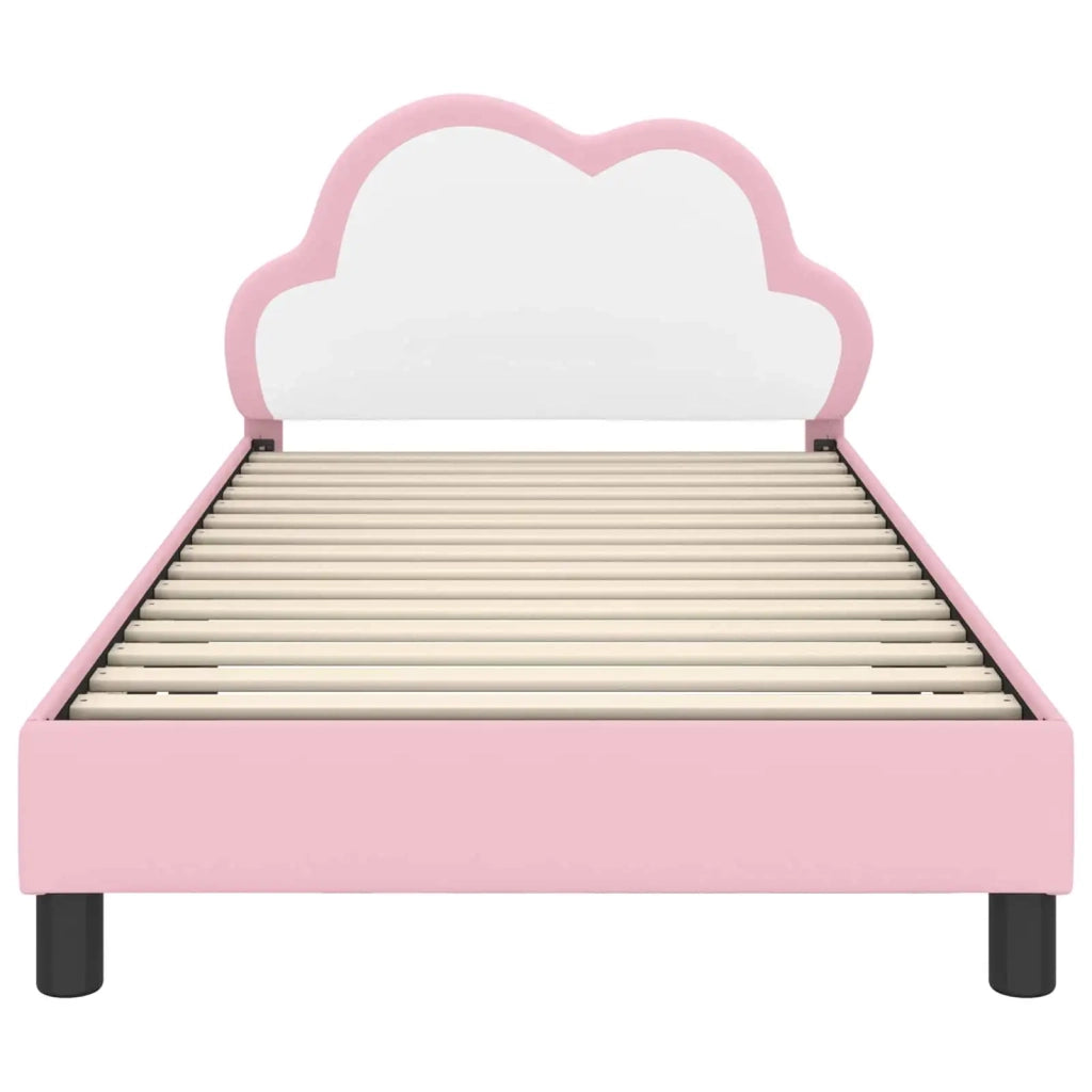 Struttura letto bambini con testata-Giroletto per bambini Rosa 80 x 200 cm PU 241099