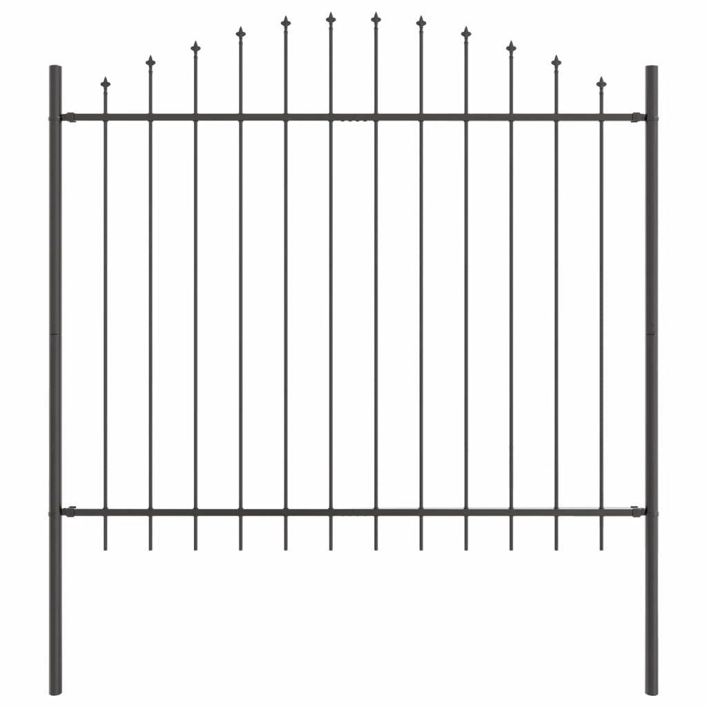 Recinzione per Giardino 7 pcs Grigio 170 x 190 cm
