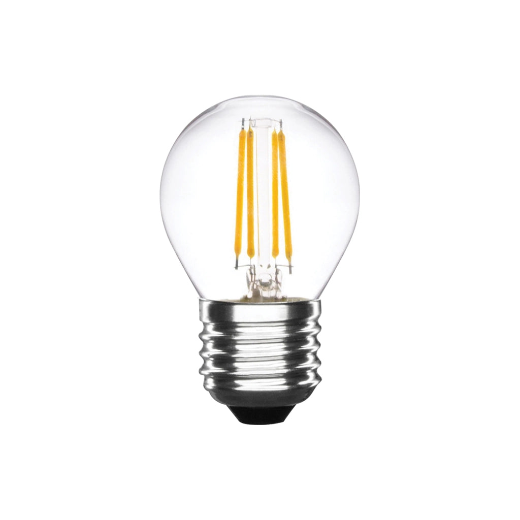 Alcapower Lampadina LED G45 a Filamento E27 6W 810lm 3000K Luce Calda - Vetro Trasparente, Efficiente e Durevole per Illuminazione d'Interni