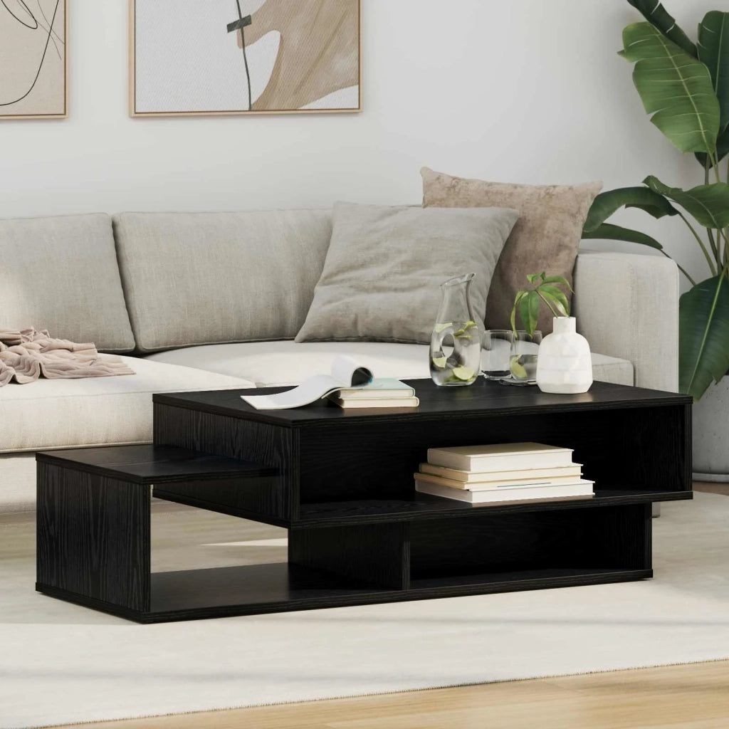 Tavolino da salotto Rovere Nero 105 x 50 x 32,5 cm 8000205