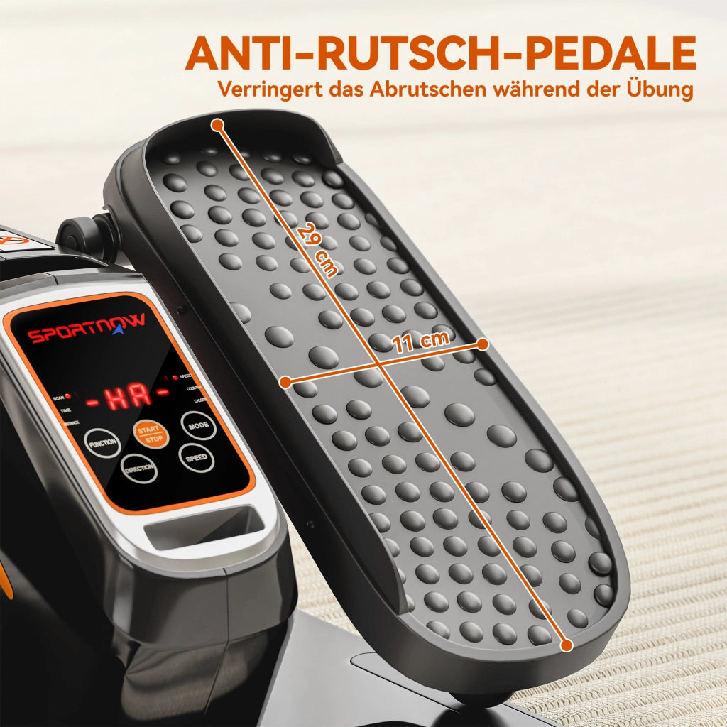 Ellittica ¨C zephmum ¨C 12 velocit¨¤, telecomando, monitor LED, acciaio, plastica, nero