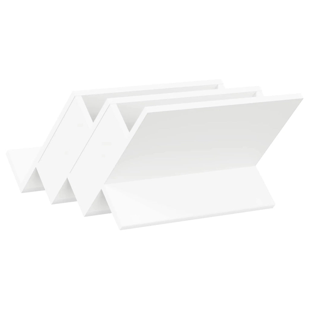 Scaffale per riviste Bianco 53 x 40 x 28,5 cm Legno multistrato