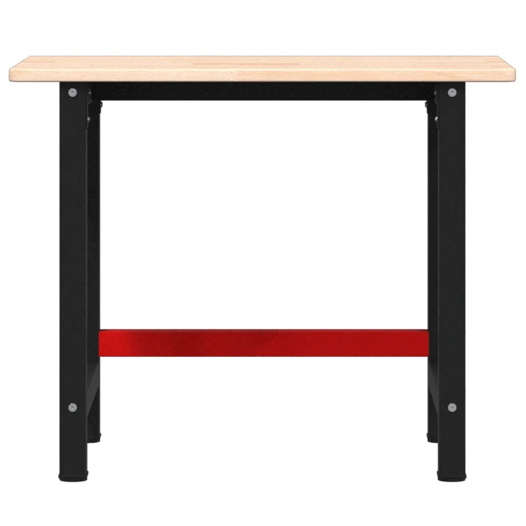 Banco Lavoro 100x60x81,5 cm Legno Massello Rovere Rettangolare 3309656
