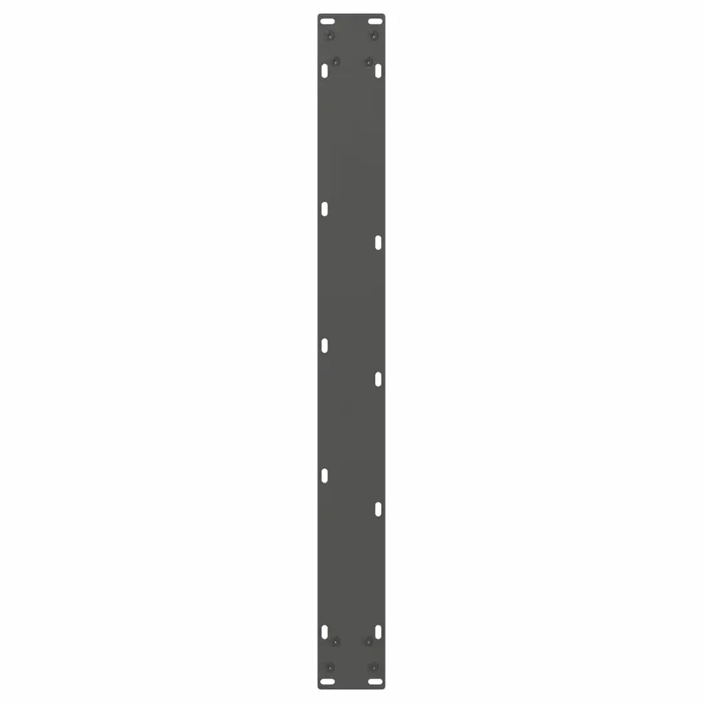vidaXL Gambe per tavolo da pranzo a forma di V 3 pz Antracite 100x(72-73,3) cm Acciaio