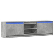 Mobile TV multimediale mensola TV credenza TV sala da pranzo soggiorno camera da letto con LED 180 x 34 x 50 cm legno ingegnerizzato grigio 02_0026451