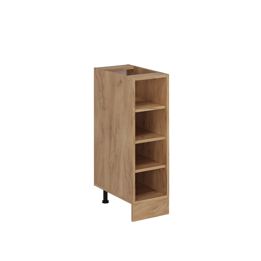 Vicco Scaffale da cucina Quercia dorata 25 cm senza piano di lavoro