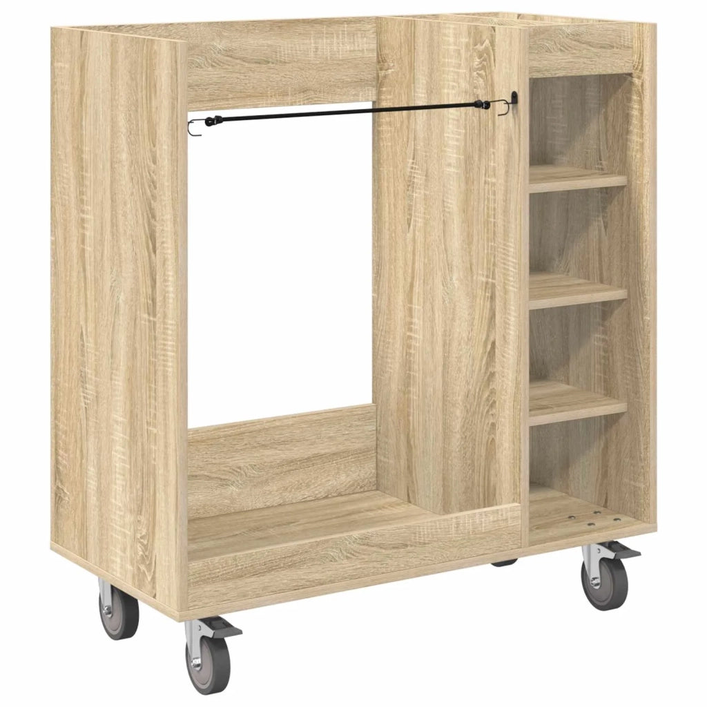 Armadio per Golf con ruota Rovere Sonoma 90 x 45 x 98 cm 899465