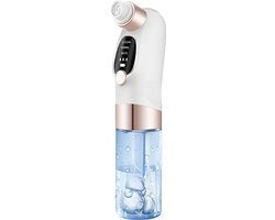 Rimuova-aderale, pulizia pori, rimuova-aderale, 3 modalità e 6 punti aspirazione per la cura del viso, trattamento acne, rimuova-aderale, apparato Hydra Facial, per donne e uomini (argento oro)